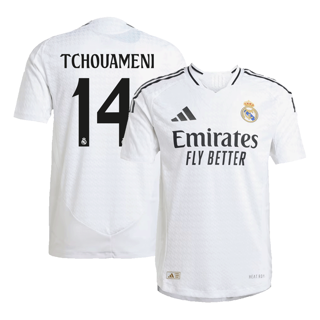 Real Madrid TCHOUAMENI #14 Home Jersey Authentic 2024/25