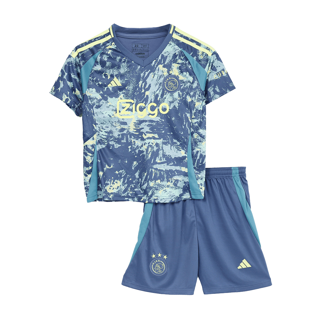 Ajax Away Jersey Kit 2024/25 Kids(Jersey+Shorts)