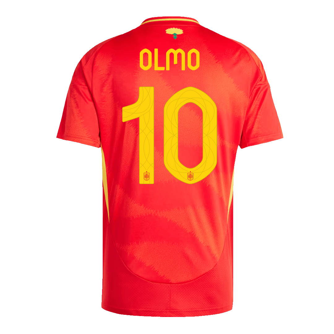 Spain OLMO #10 Home Jersey EURO 2024