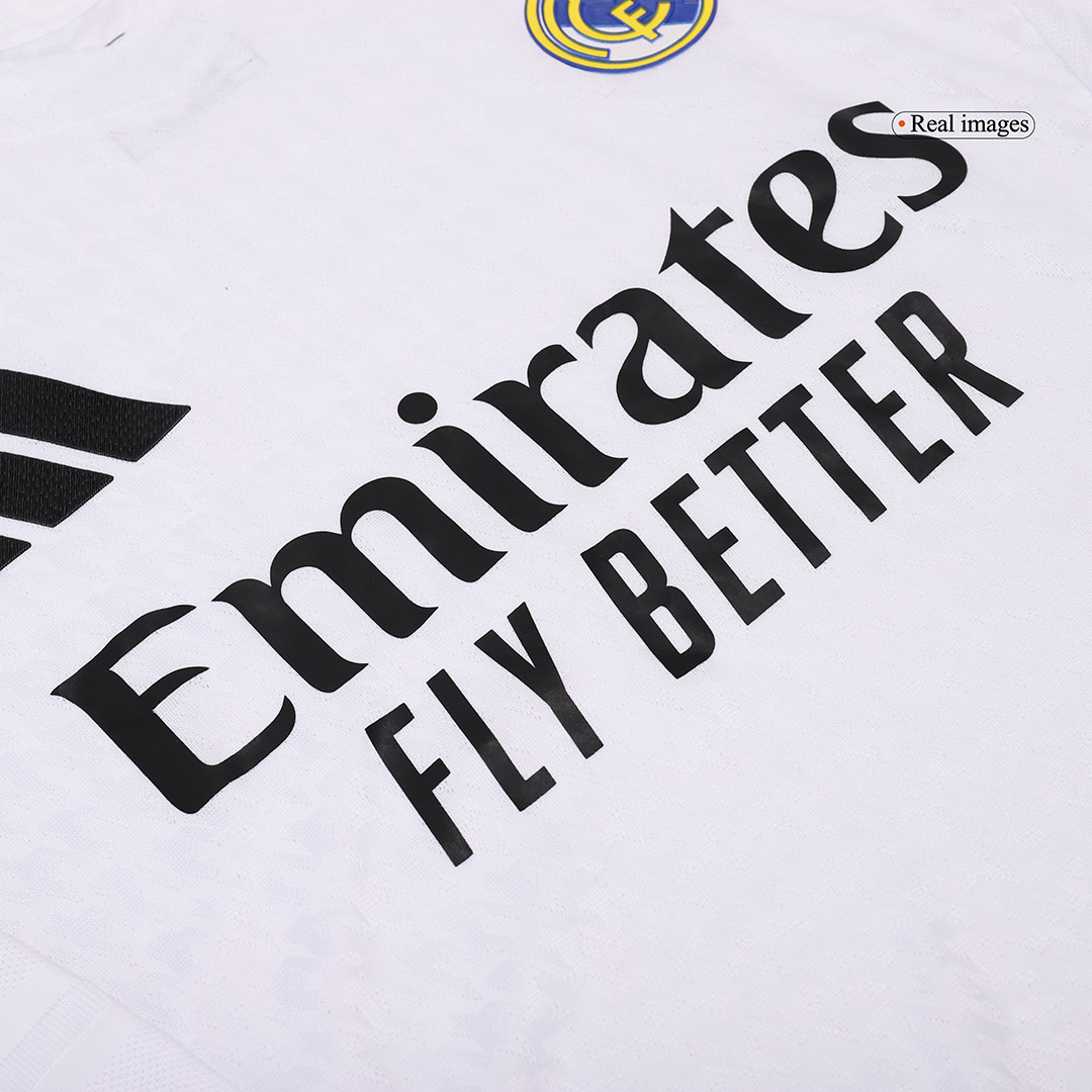 Authentic Real Madrid Long Sleeve Home Jersey 2024/25
