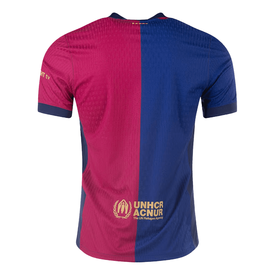 Barcelona Home Soccer Jersey Authentic 2024/25 - 125th Anniversary(Spotify Logo Without Text)
