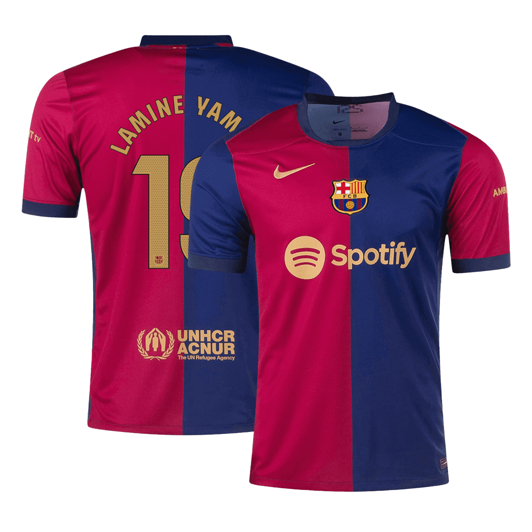 Barcelona LAMINE YAMAL #19 Home Jersey 2024/25