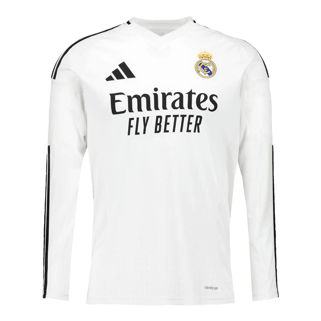 Real Madrid Long Sleeve Home Jersey 2024/25