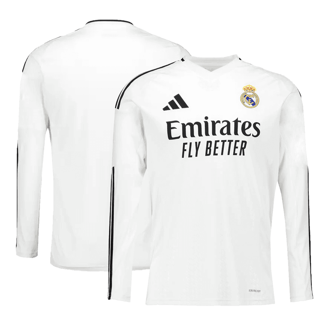 Real Madrid Long Sleeve Home Jersey 2024/25