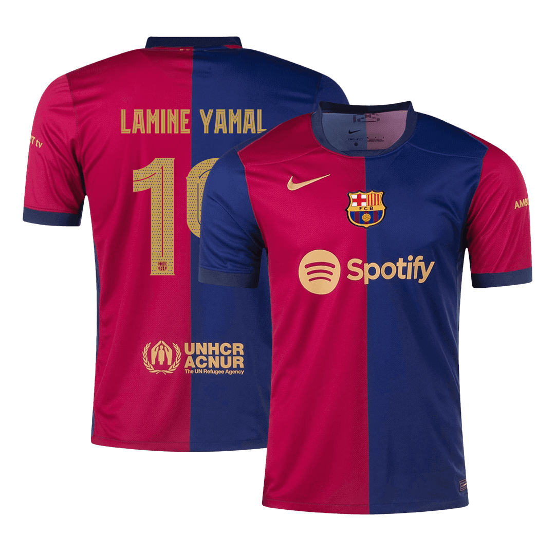 Barcelona LAMINE YAMAL #19 Home Jersey 2024/25 - UCL Edition