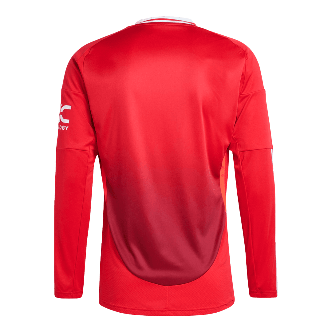 Manchester United Long Sleeve Home Jersey 2024/25