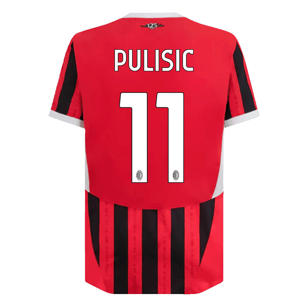 AC Milan PULISIC #11 Home Jersey Authentic 2024/25