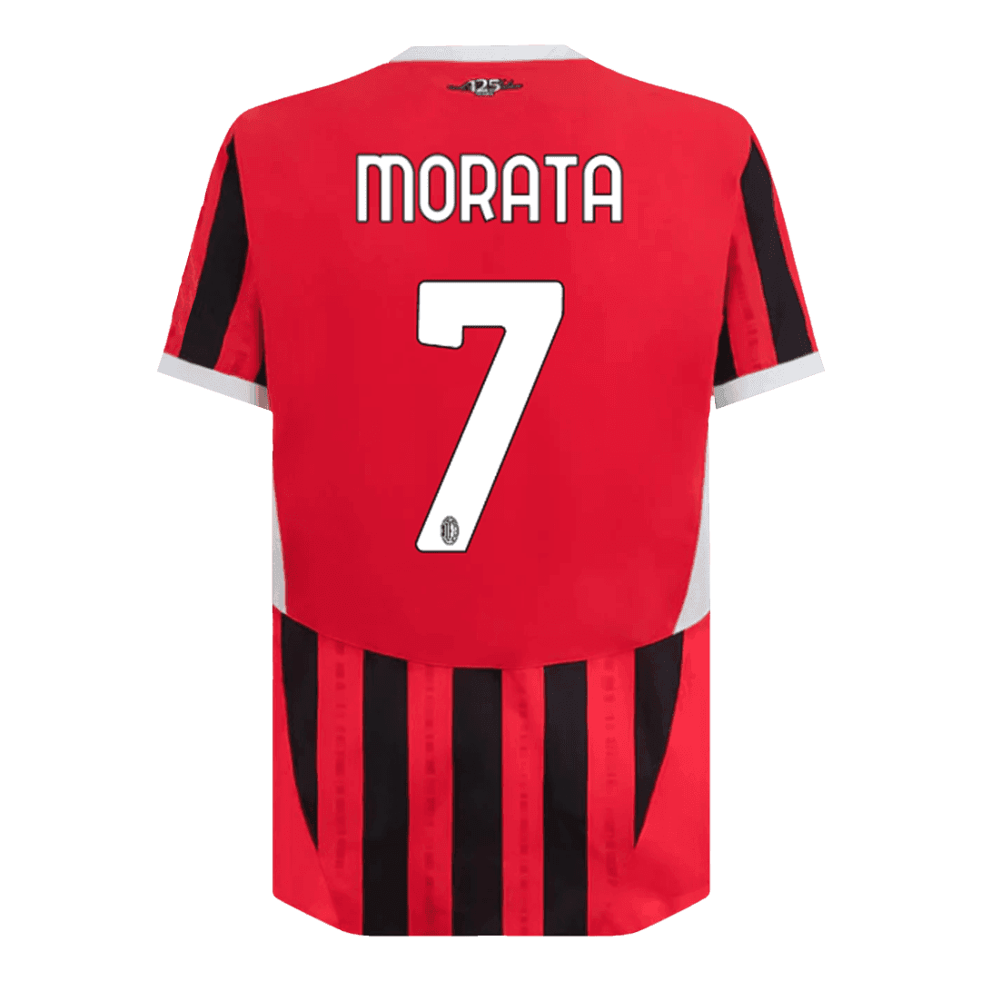 AC Milan MORATA #7 Home Jersey Authentic 2024/25