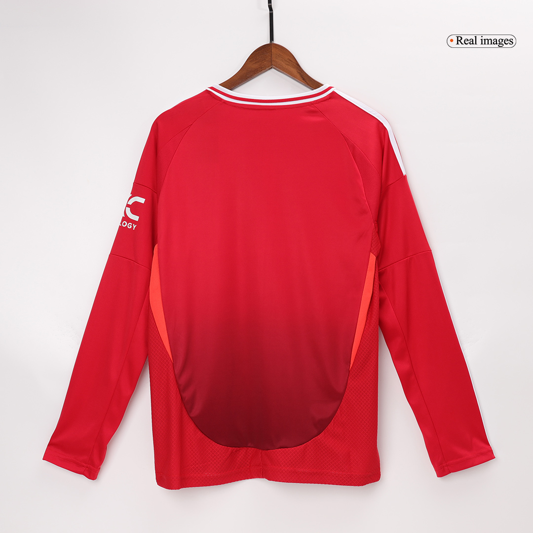 Manchester United Long Sleeve Home Jersey 2024/25
