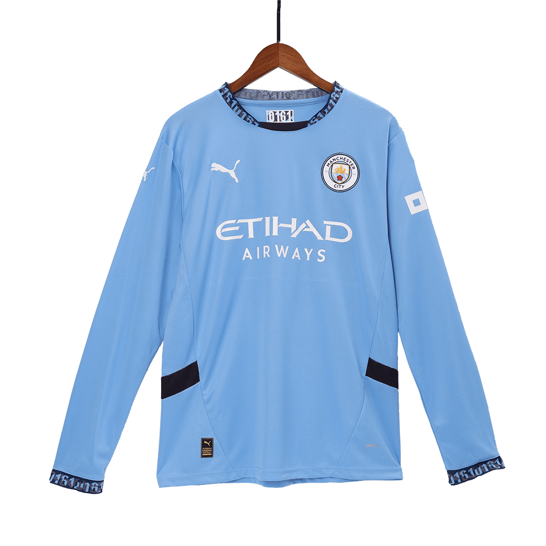 Manchester City Long Sleeve Home Jersey 2024/25