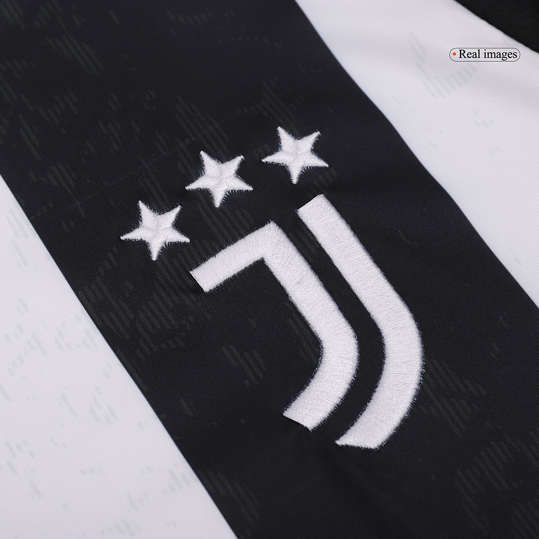 Juventus Home Soccer Jersey Kit 2024/25 (Jersey+Shorts+Socks) - Save The Children Sponsor
