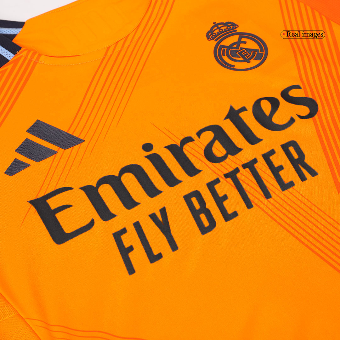 Real Madrid Away Soccer Jersey Kit Authentic 2024/25 (Jersey+Shorts+Socks)
