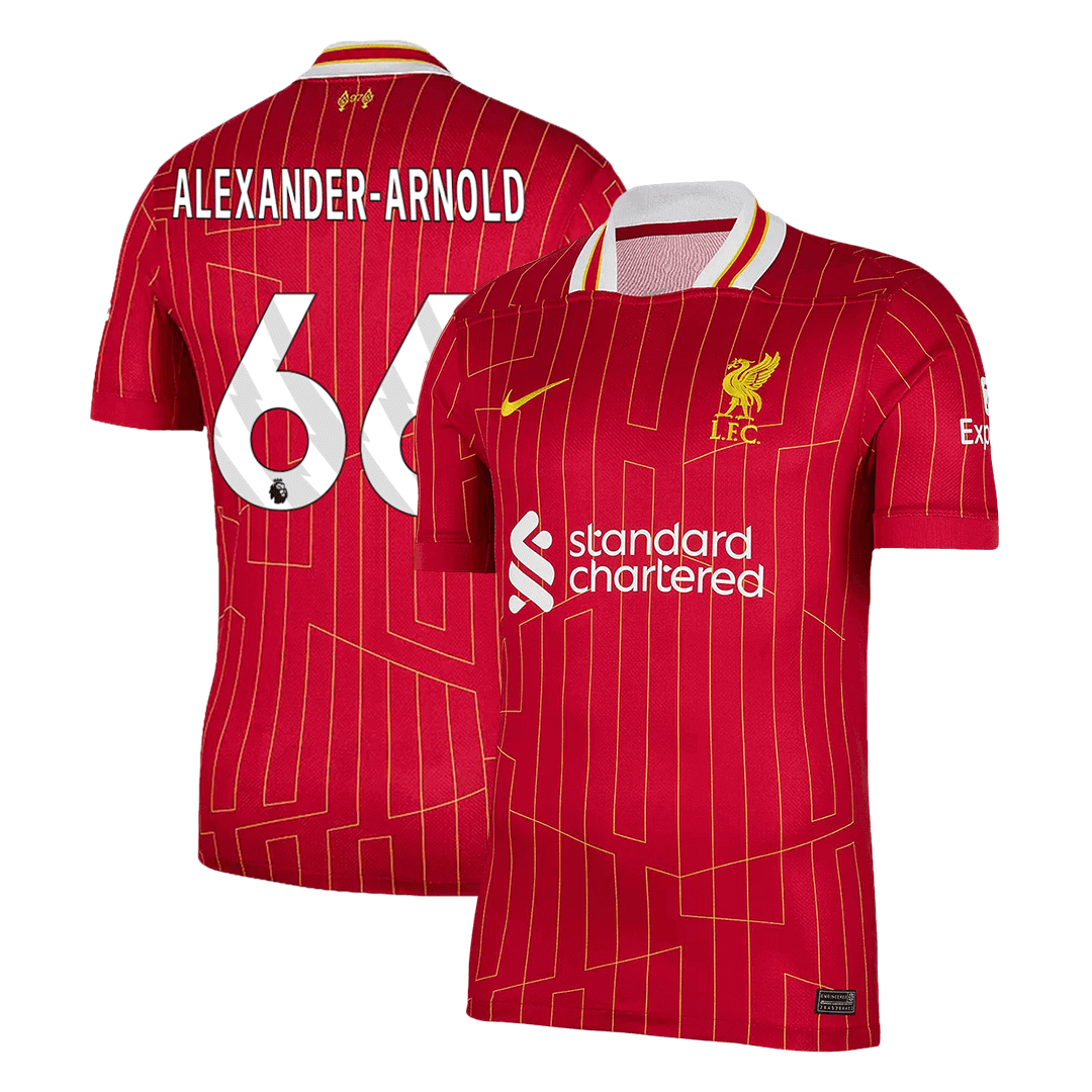 Liverpool ALEXANDER-ARNOLD #66 Home Soccer Jersey 2024/25