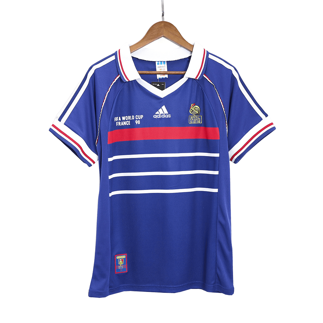 France HENRY #12 Home Soccer Jersey Retro 1998