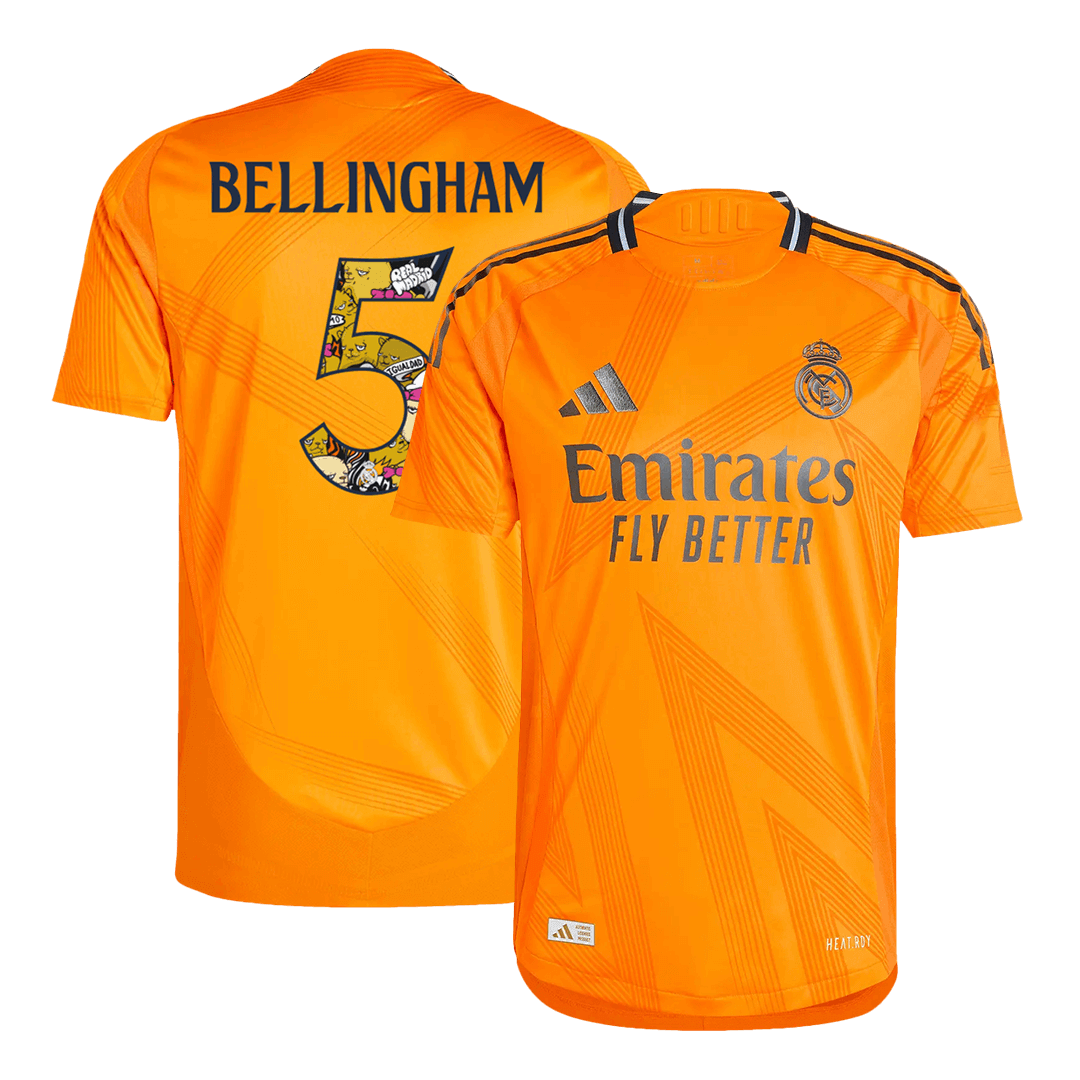Real Madrid BELLINGHAM #5 Away Jersey Authentic 2024/25