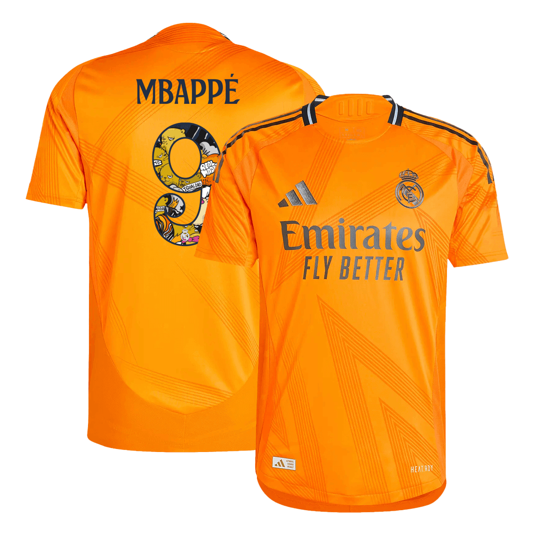 Real Madrid MBAPPÉ #9 Away Jersey Authentic 2024/25