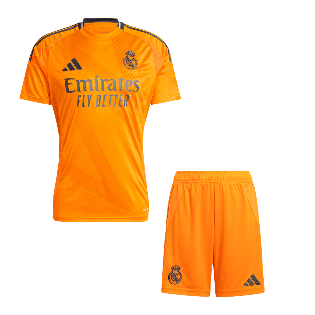 Real Madrid Away Jersey Kit 2024/25 (Jersey+Shorts)