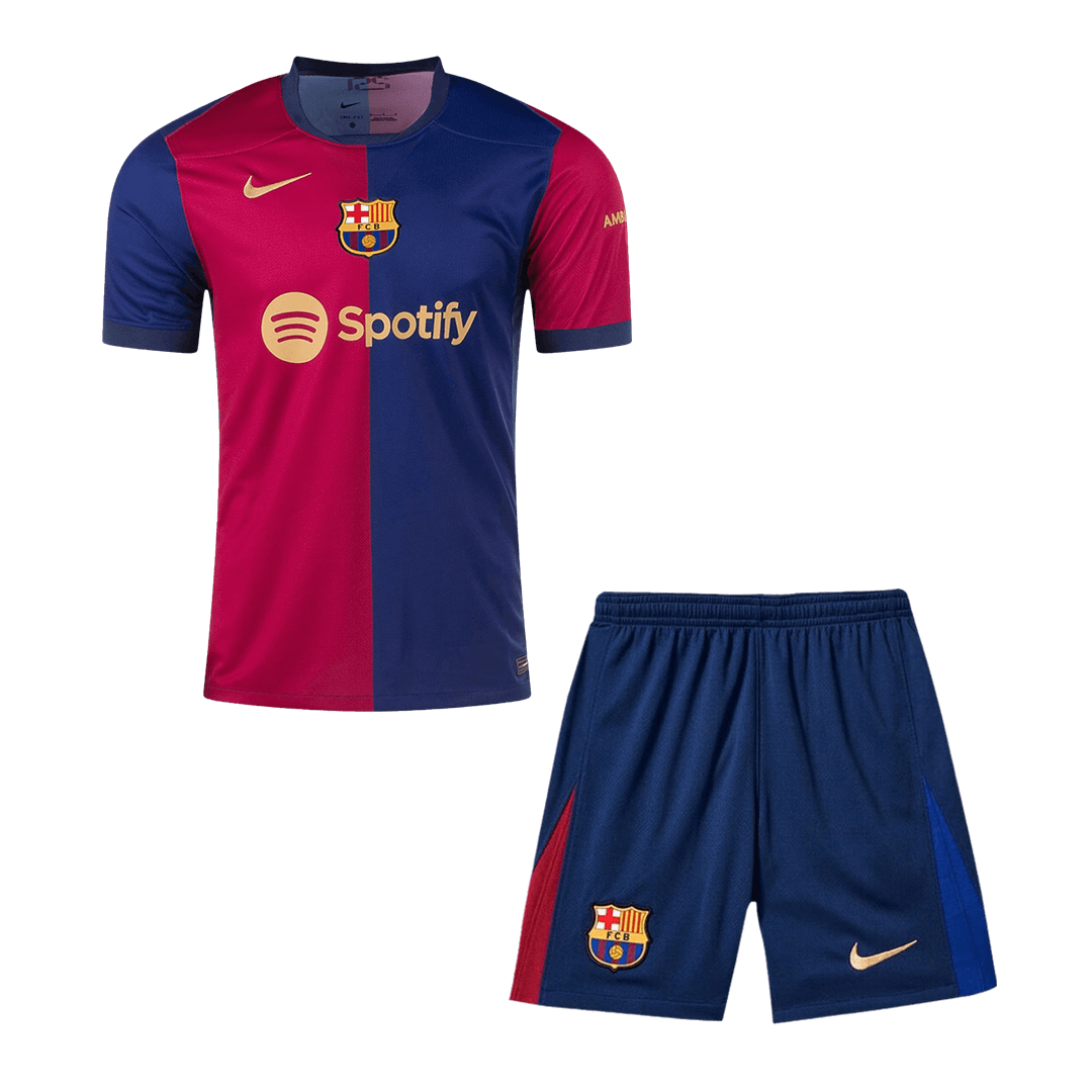 Barcelona Home Jersey Kit 2024/25 (Jersey+Shorts)