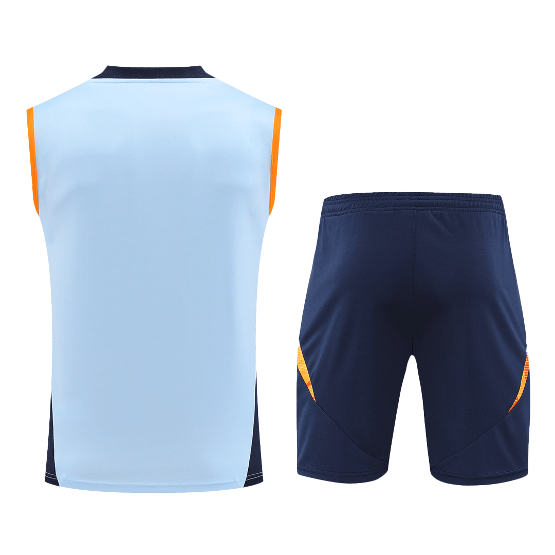 Real Madrid Pre-Match Jersey Kit 2024/25 (Jersey+Shorts)