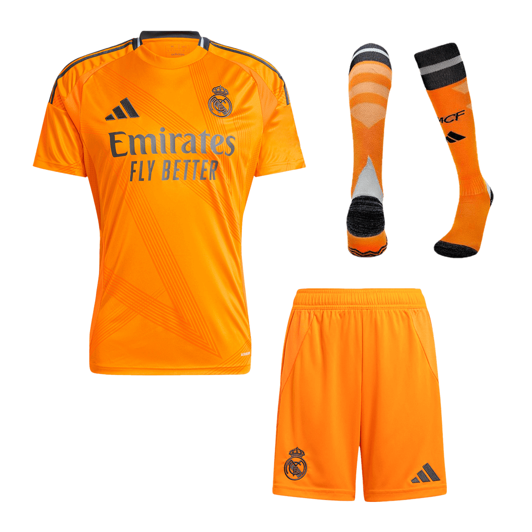 Real Madrid Away Jersey Kit 2024/25 (Jersey+Shorts+Socks)