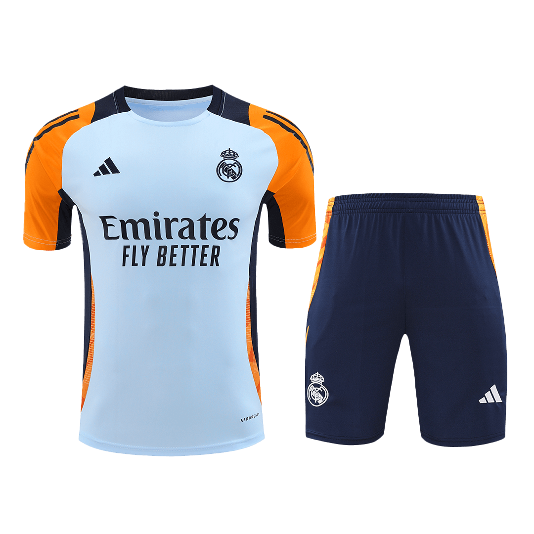 Real Madrid Pre-Match Training Jersey Kit 2024/25 (Jersey+Shorts)