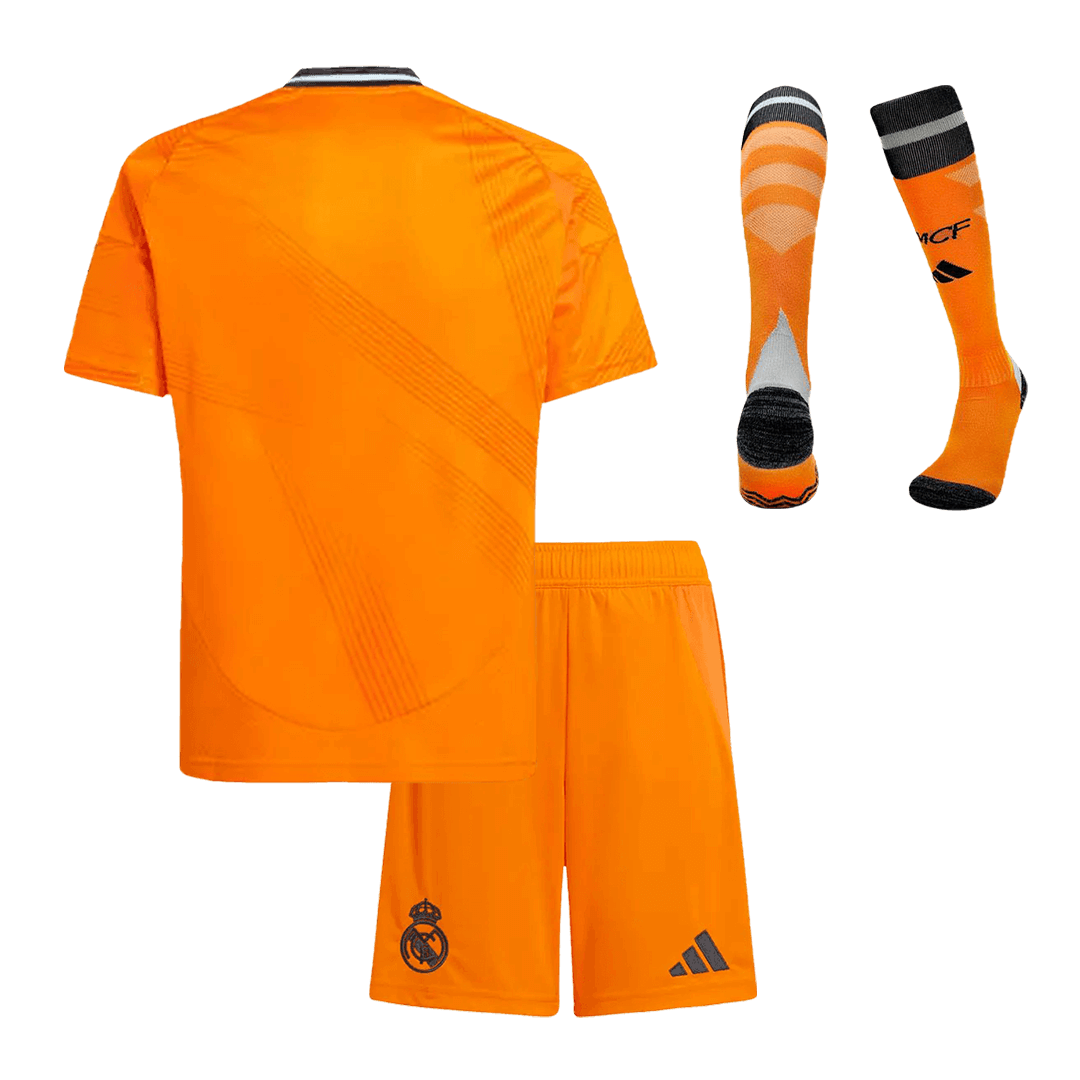 Real Madrid Away Jersey Kit 2024/25 Kids(Jersey+Shorts+Socks)