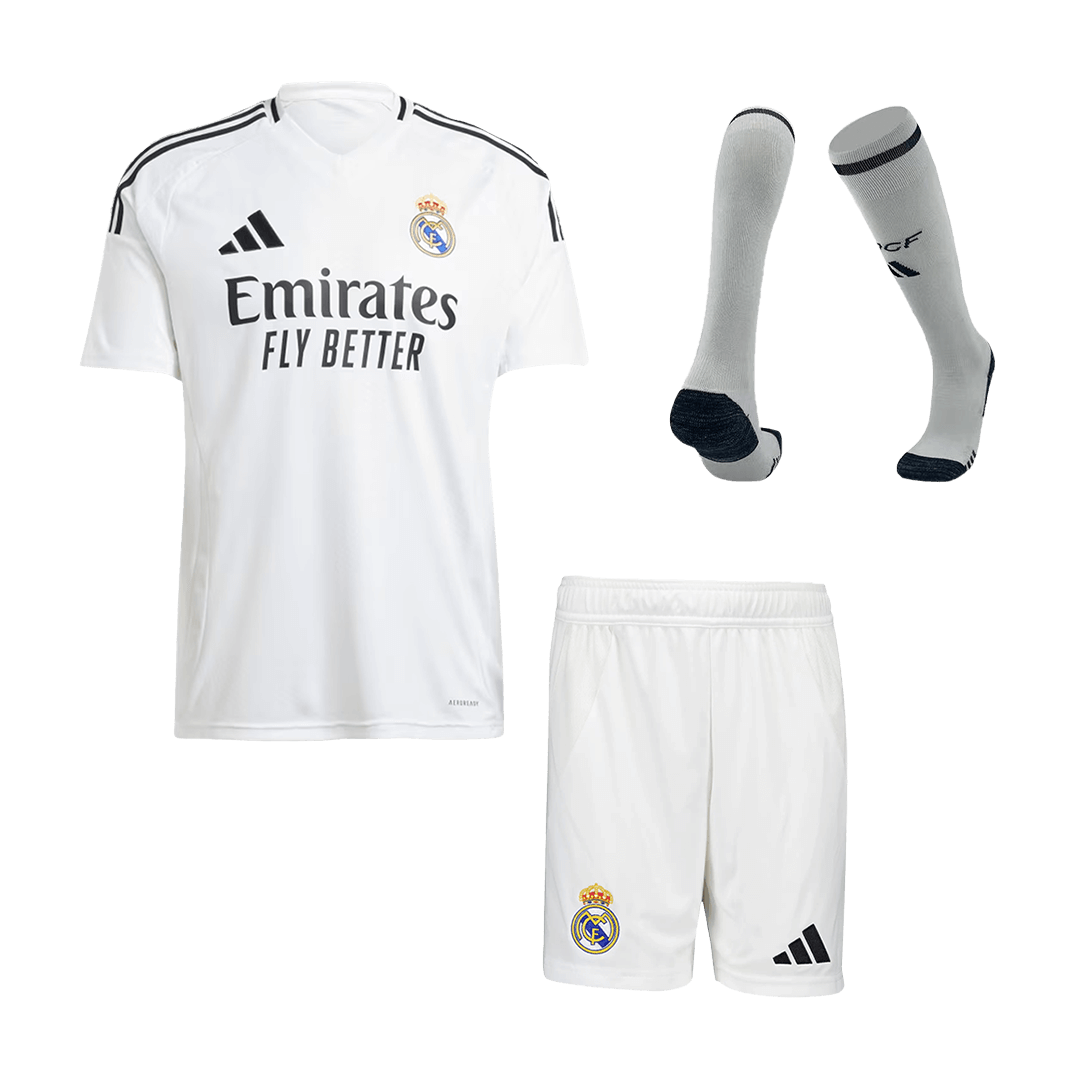 Real Madrid Home Jersey Kit 2024/25 (Jersey+Shorts+Socks)