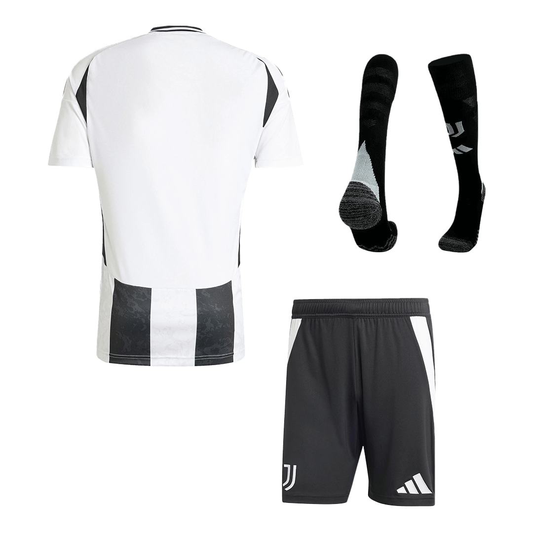 Juventus Home Soccer Jersey Kit 2024/25 (Jersey+Shorts+Socks) - Save The Children Sponsor