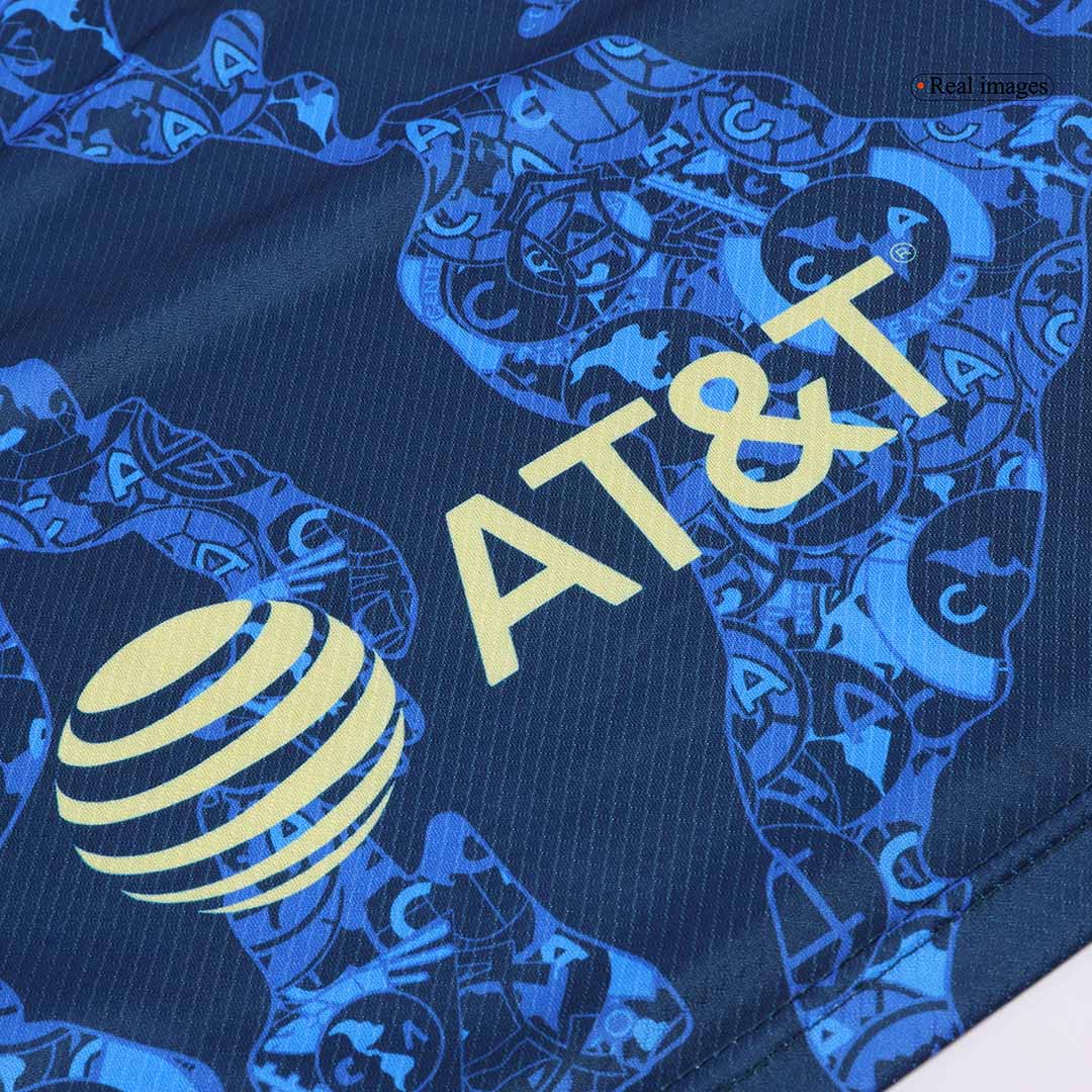 Club America Away Soccer Jersey Kit 2024/25 Kids(Jersey+Shorts)