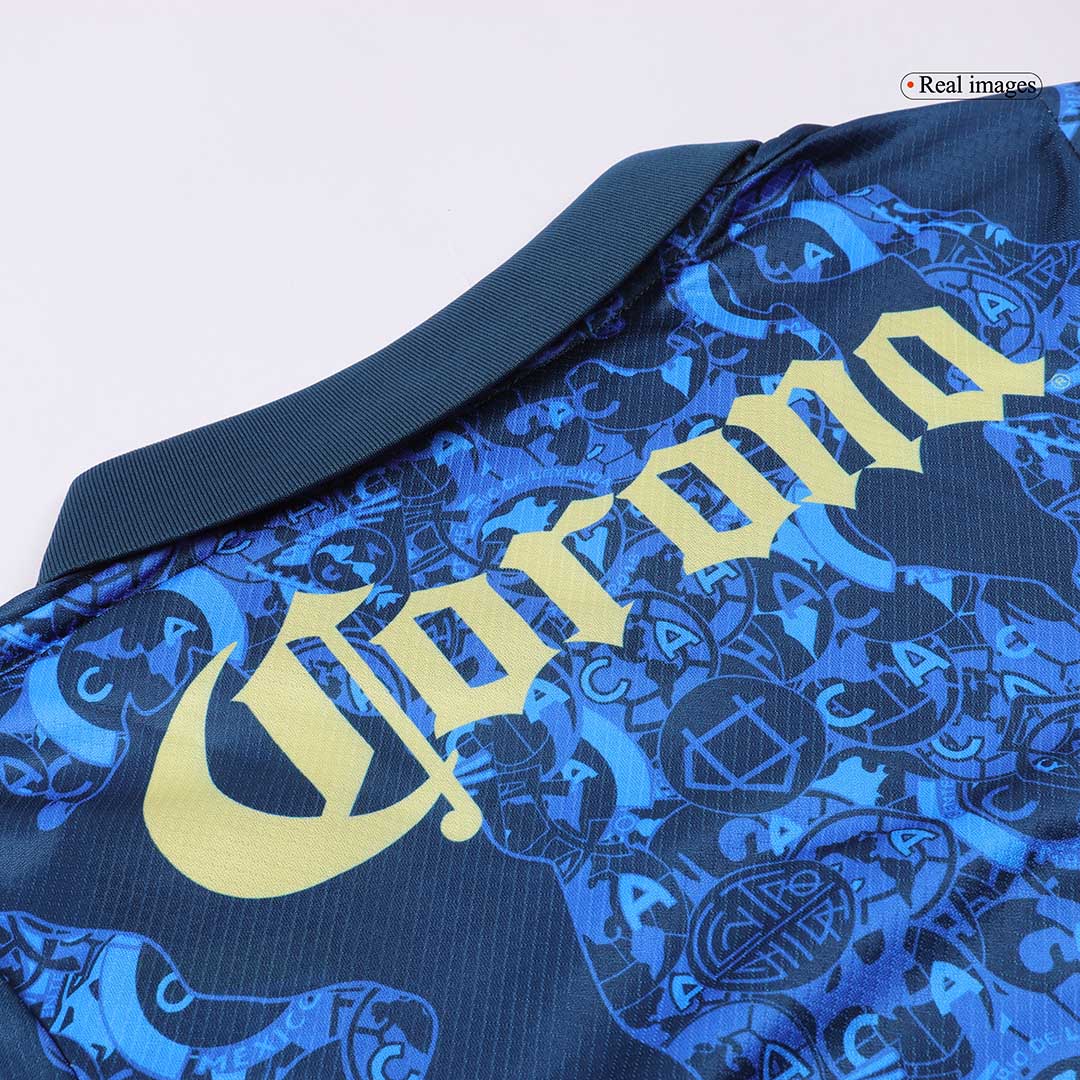 Club America Away Soccer Jersey Kit 2024/25 Kids(Jersey+Shorts)