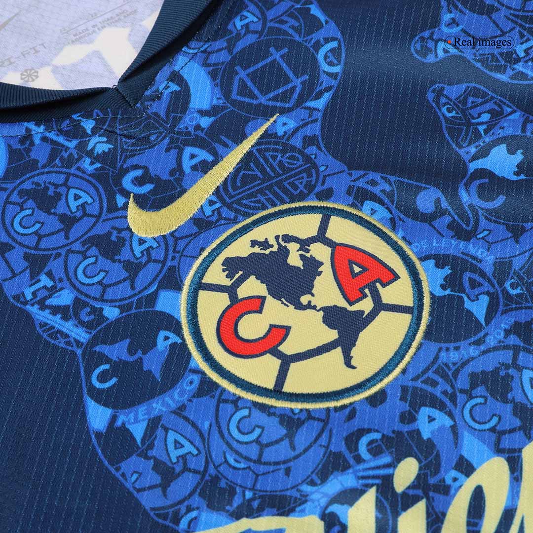 Club America Away Soccer Jersey Kit 2024/25 Kids(Jersey+Shorts)