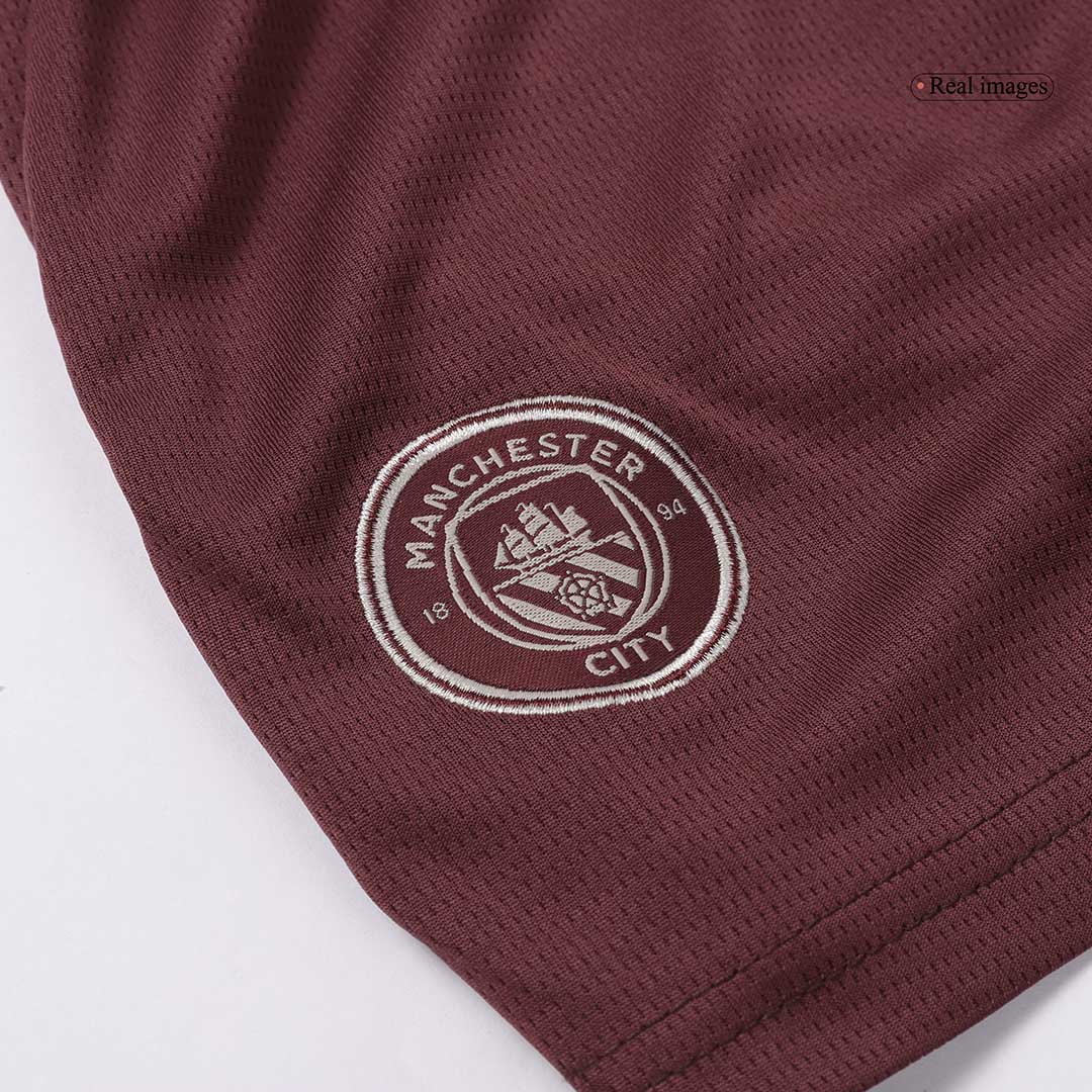 Manchester City Third Away Jersey Kit 2024/25 Kids(Jersey+Shorts)