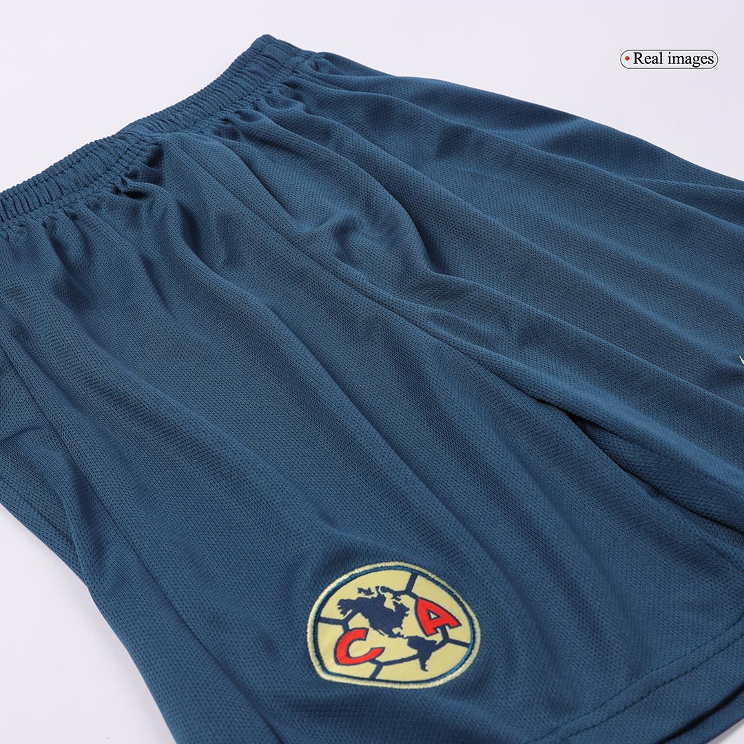 Club America Away Soccer Jersey Kit 2024/25 Kids(Jersey+Shorts)