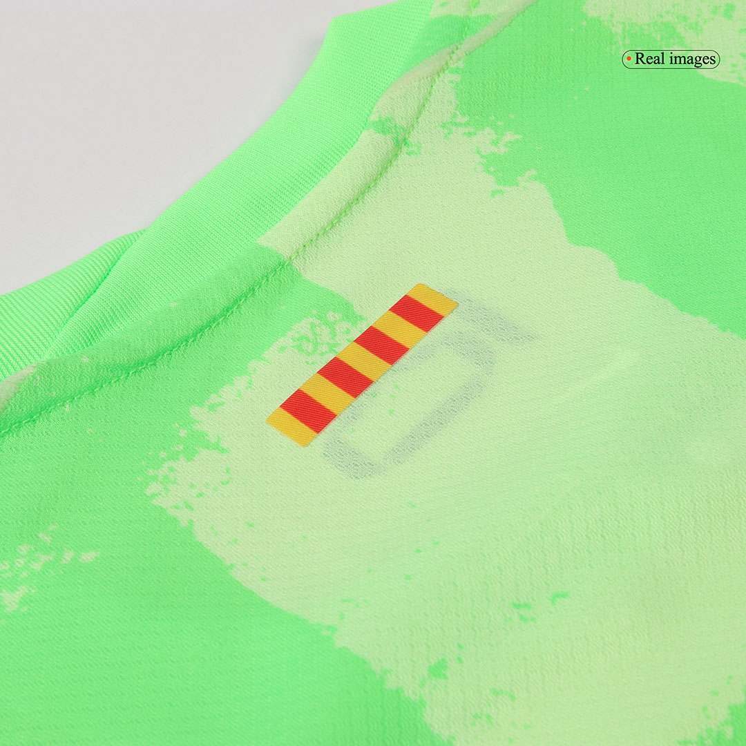Barcelona RAPHINHA #11 Third Away Jersey 2024/25 - UCL（Spotify Logo Without Text）
