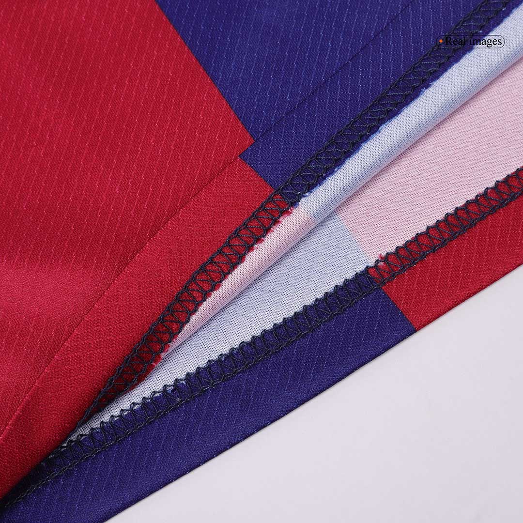 Barcelona Home Jersey Kit 2024/25 Kids(Jersey+Shorts) Spotify Logo Without Text