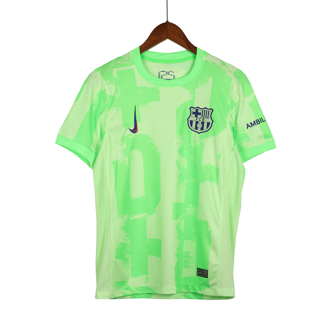 Barcelona RAPHINHA #11 Third Away Jersey 2024/25 - UCL（Spotify Logo Without Text）