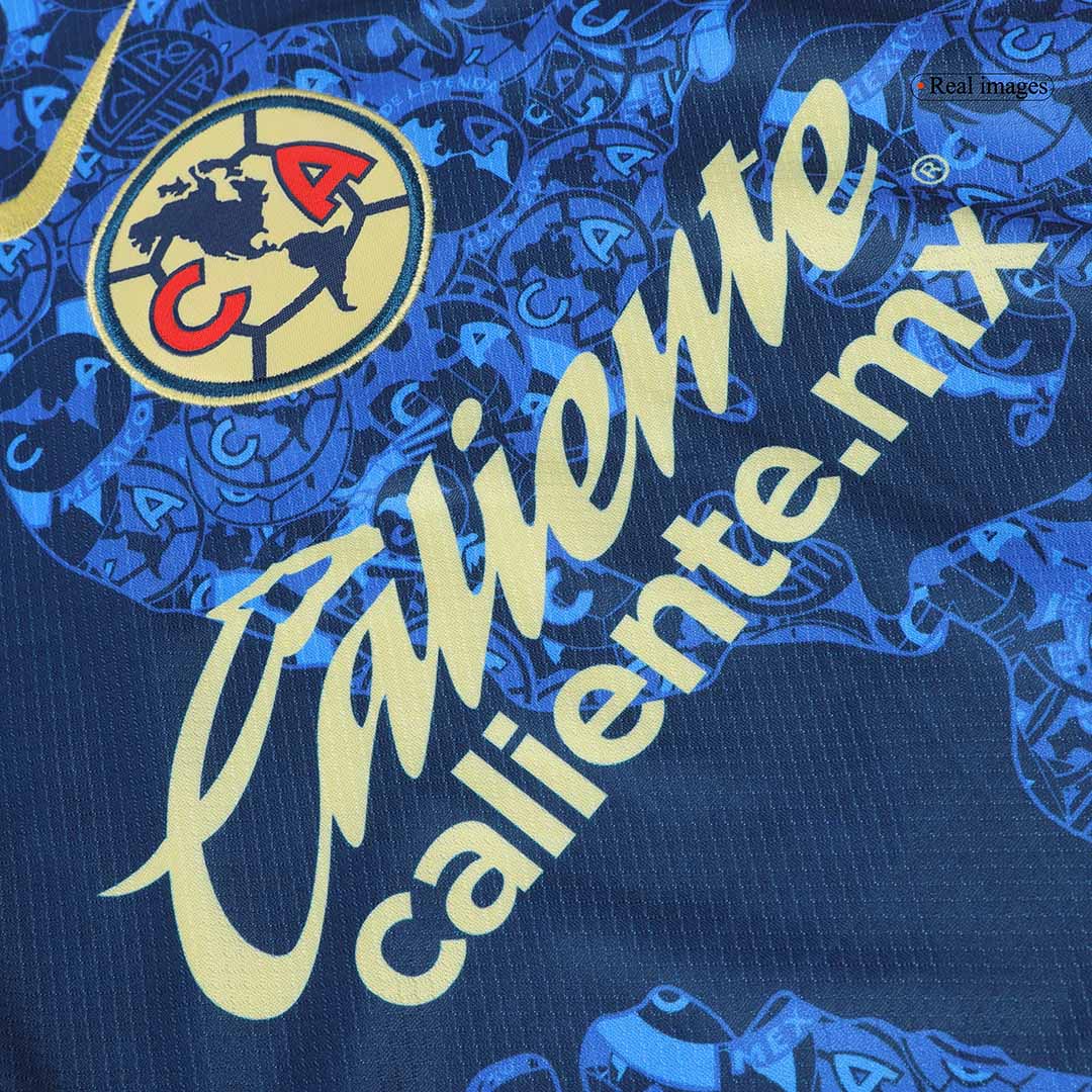 Club America Away Soccer Jersey Kit 2024/25 Kids(Jersey+Shorts)