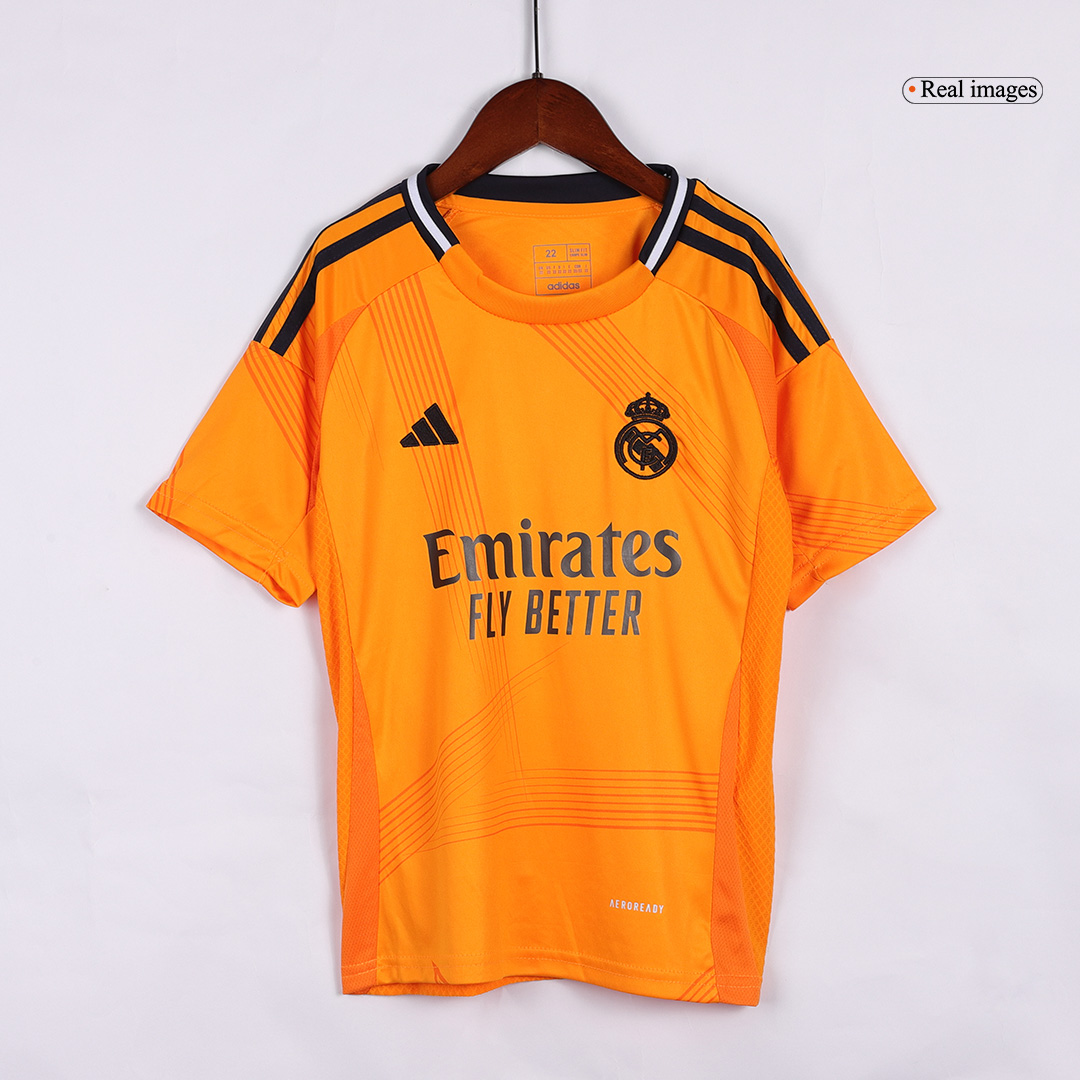 Real Madrid Away Jersey Kit 2024/25 Kids(Jersey+Shorts)