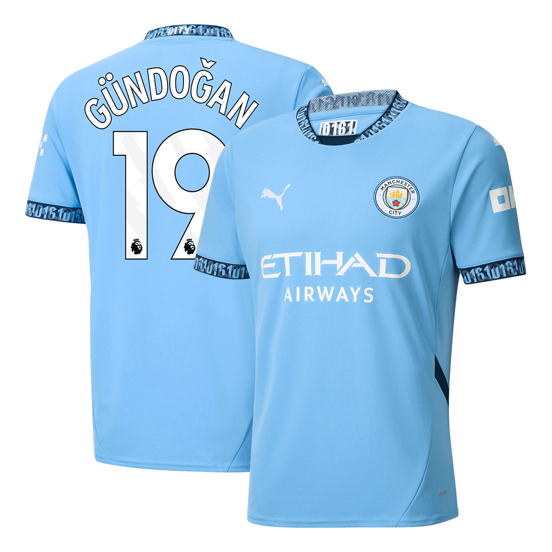 Manchester City GÜNDOĞAN #19 Home Jersey 2024/25