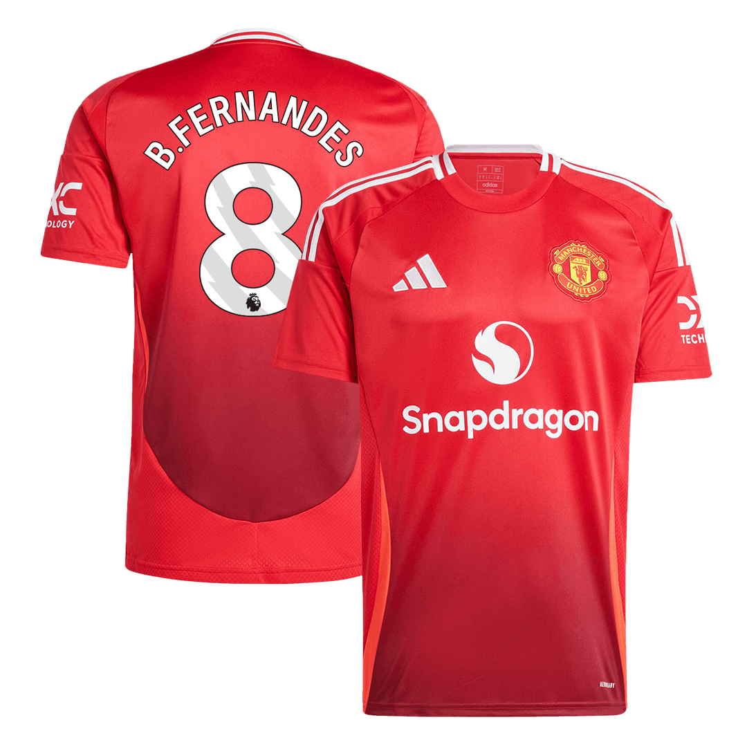 Manchester United B.FERNANDES #8 Home Jersey 2024/25