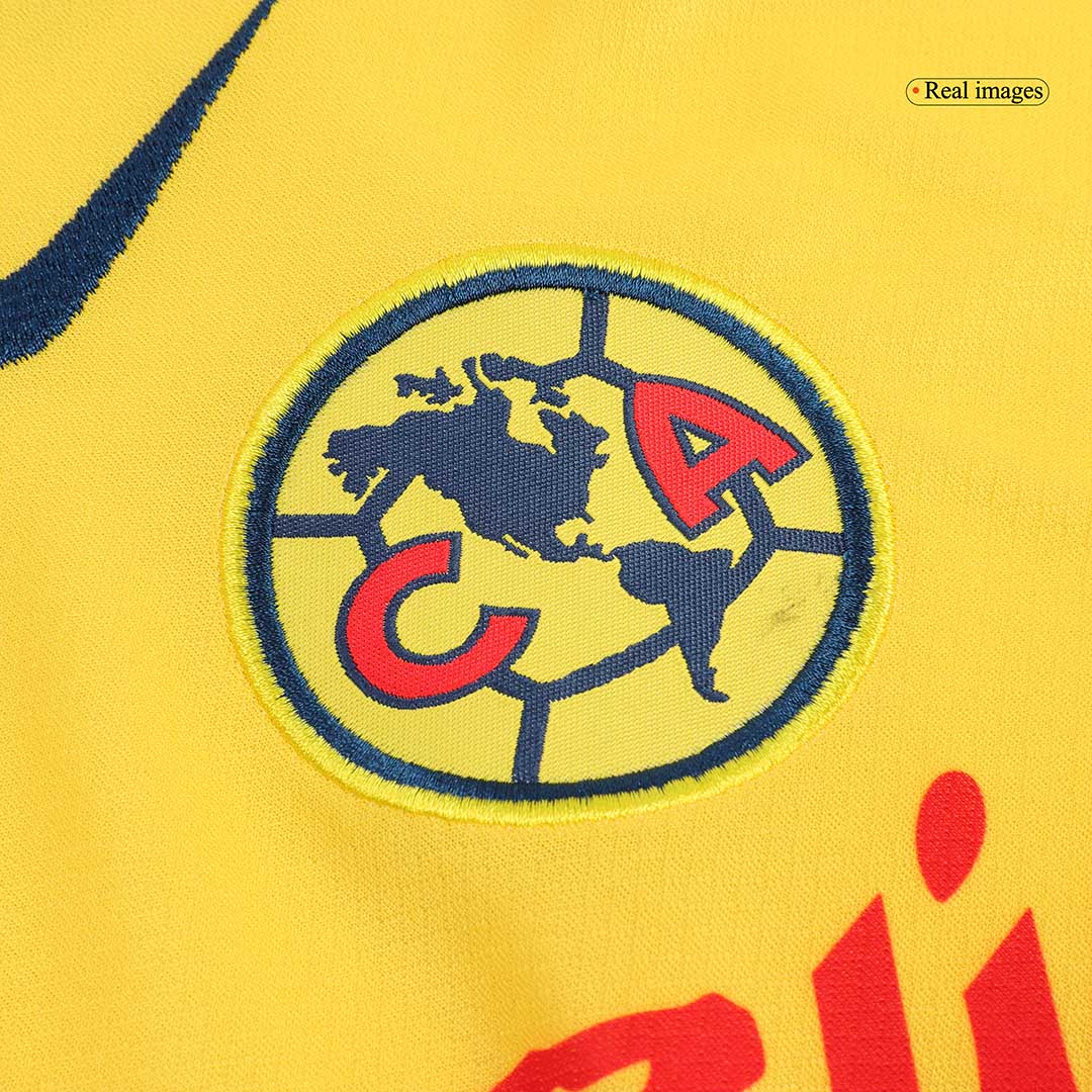 Club America Home Soccer Jersey Kit 2024/25 Kids(Jersey+Shorts)