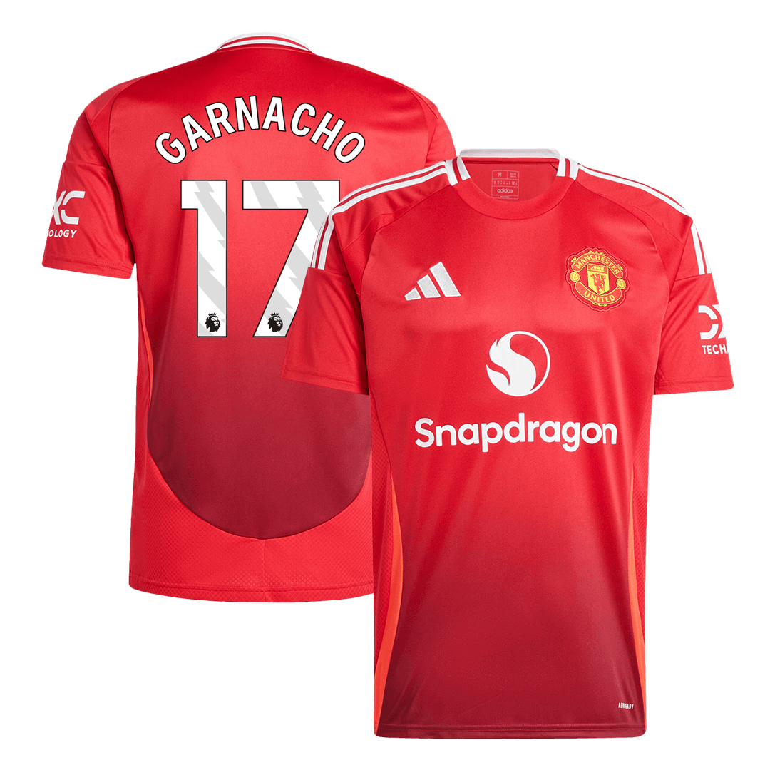 Manchester United GARNACHO #17 Home Jersey 2024/25