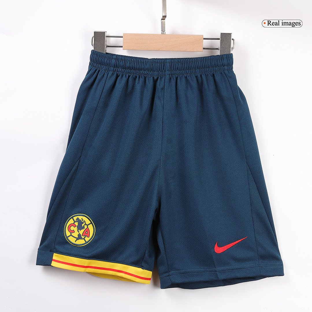 Club America Home Soccer Jersey Kit 2024/25 Kids(Jersey+Shorts)