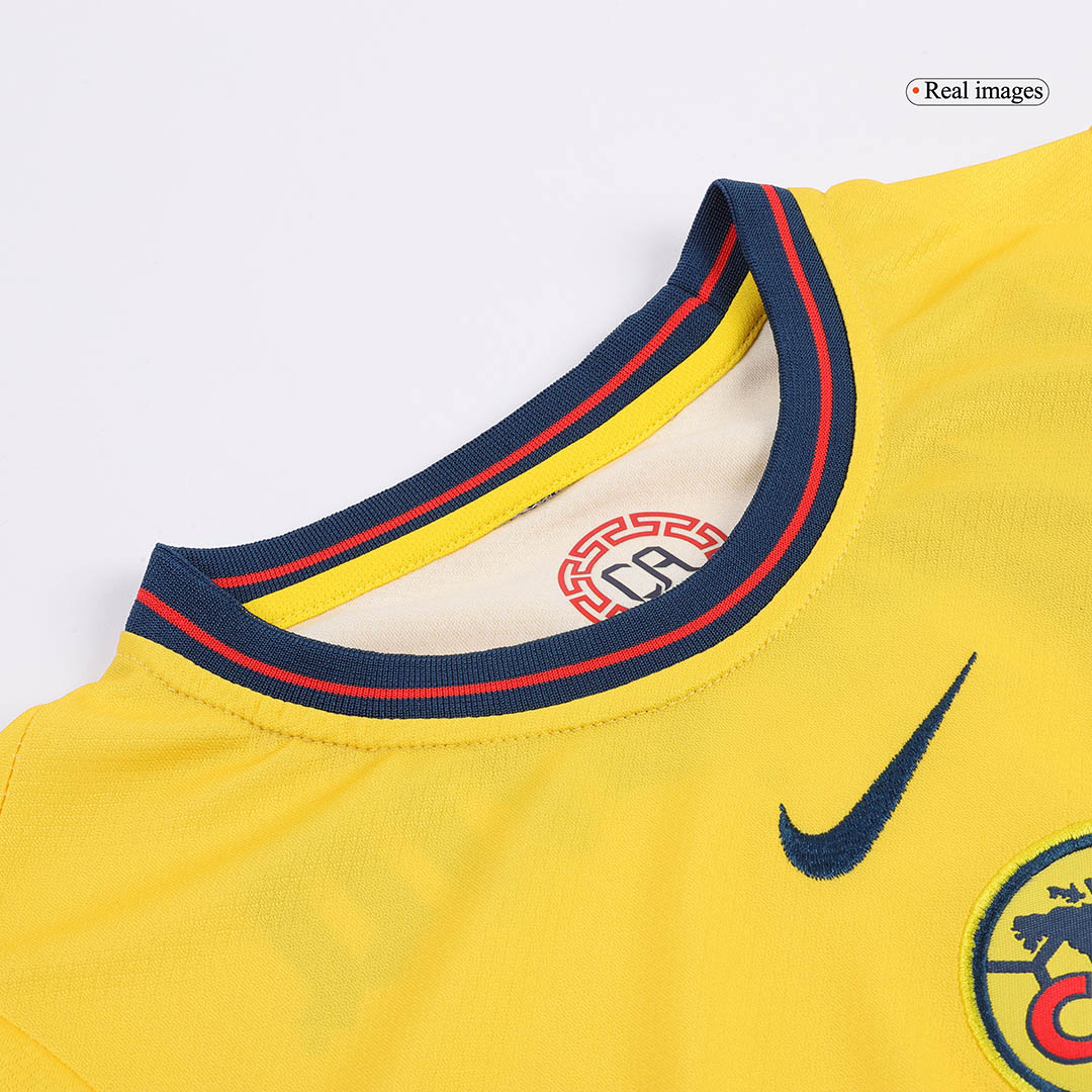 Club America Home Soccer Jersey Kit 2024/25 Kids(Jersey+Shorts)