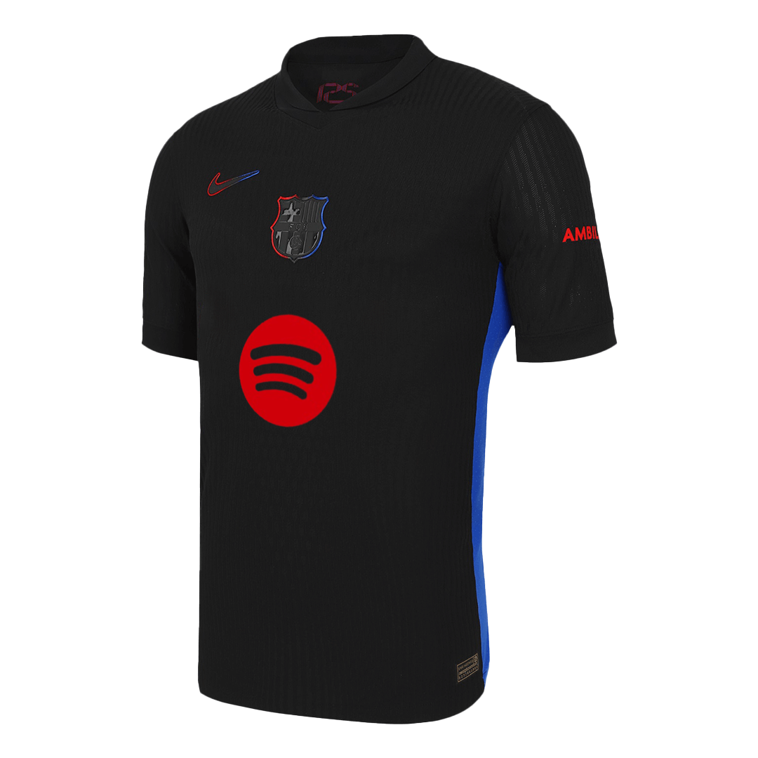 Barcelona Away Soccer Jersey Authentic 2024/25 - Spotify Logo Without Text