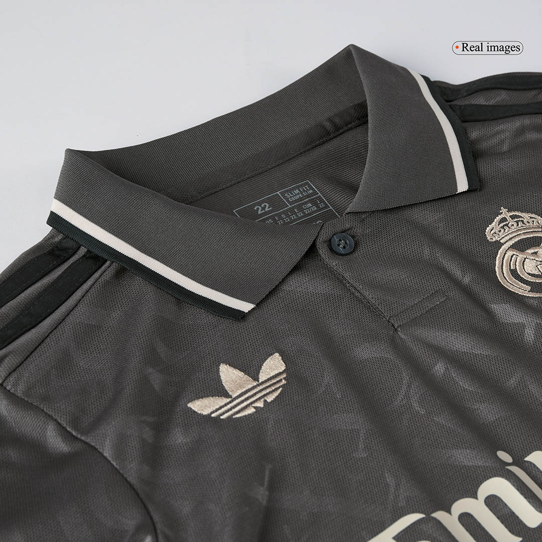 Real Madrid Third Away Soccer Jersey Kit 2024/25 Kids(Jersey+Shorts+Socks)