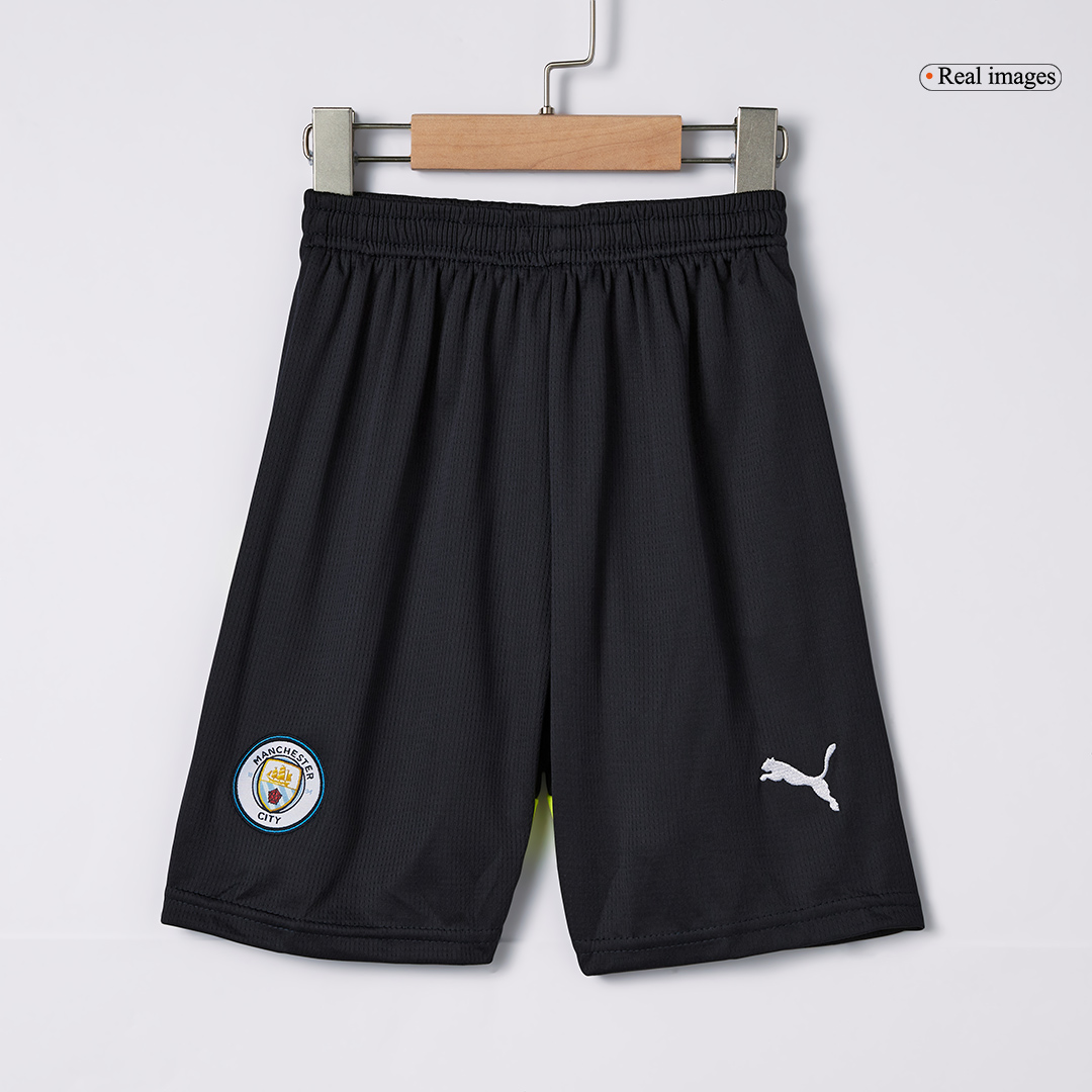 Manchester City Away Soccer Jersey Kit 2024/25 Kids(Jersey+Shorts)