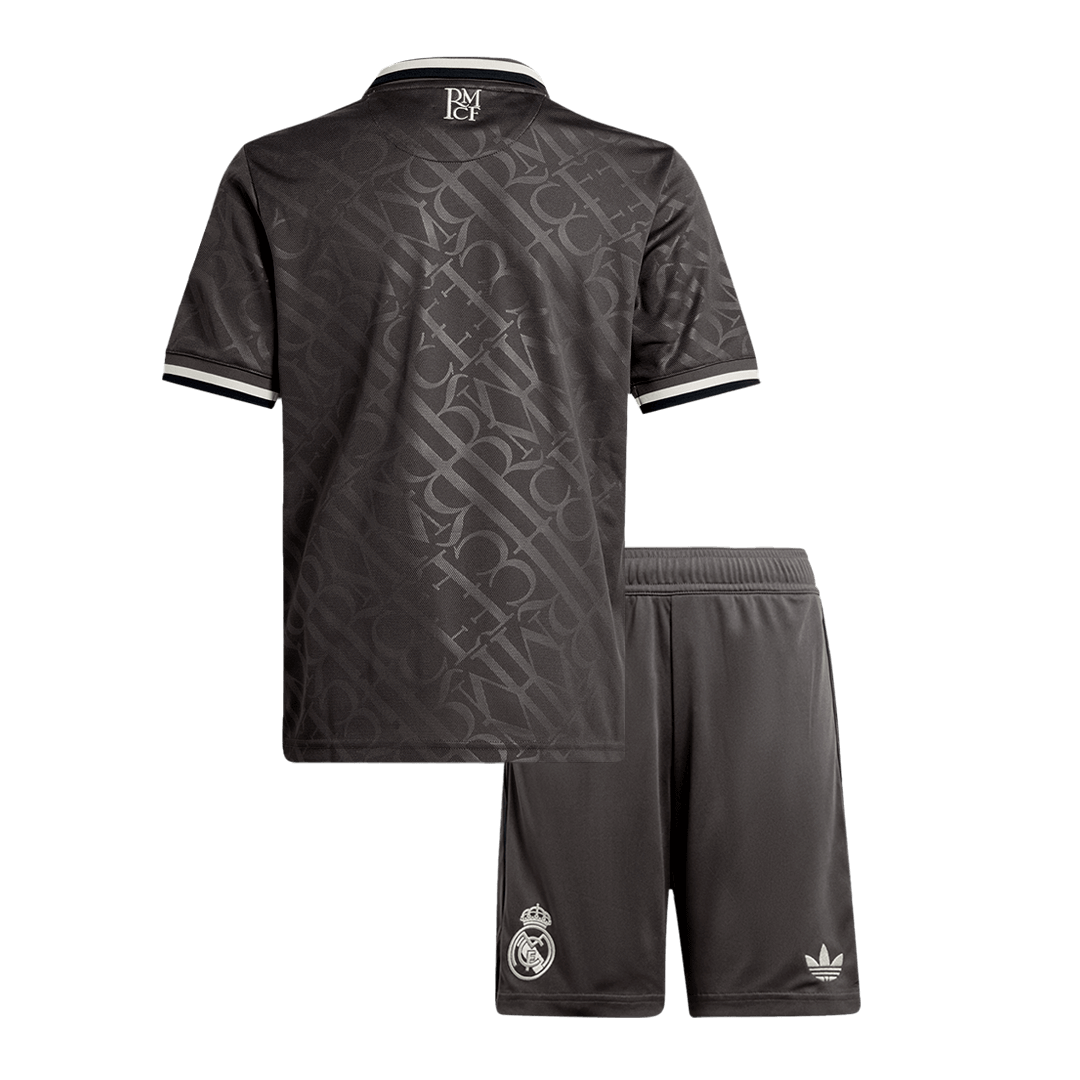 Real Madrid Third Away Soccer Jersey Kit 2024/25 Kids(Jersey+Shorts)