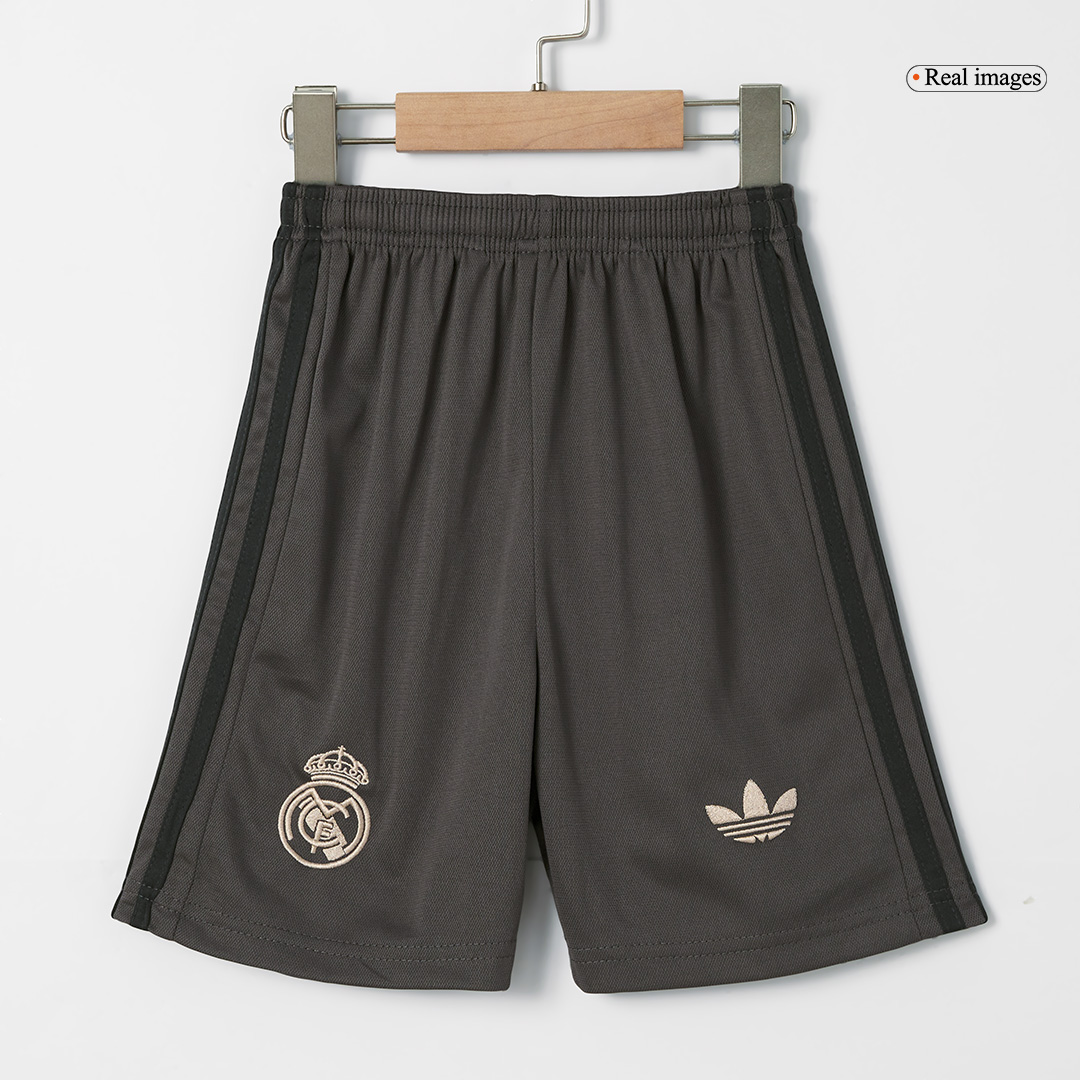 Real Madrid Third Away Soccer Jersey Kit 2024/25 Kids(Jersey+Shorts+Socks)