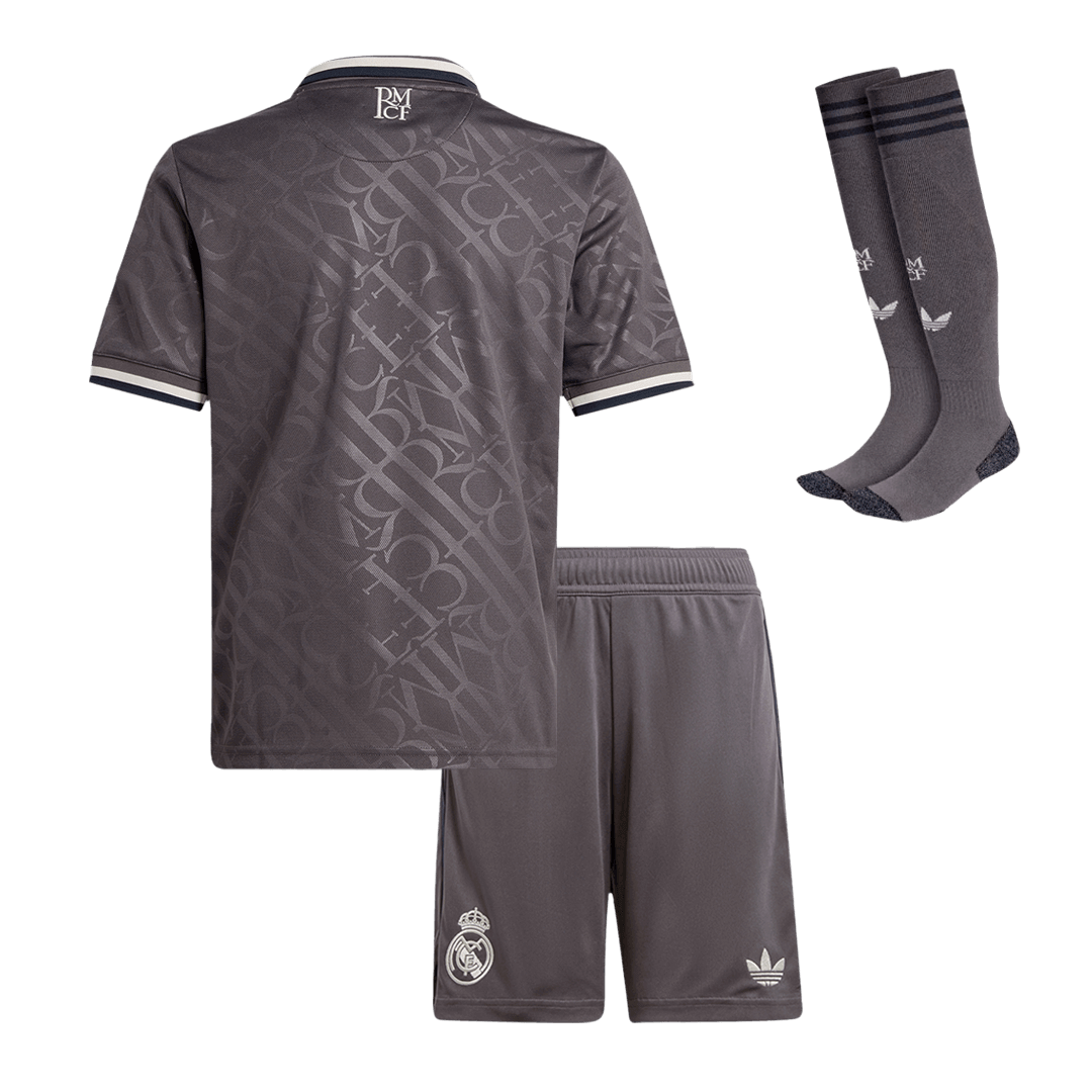 Real Madrid Third Away Soccer Jersey Kit 2024/25 Kids(Jersey+Shorts+Socks)